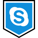 logo, media, skype, social svg vector icon