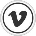 logo, media, online, social, vimeo svg vector icon