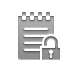 notepad,lock,open icon