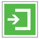 arrow, code, emergency, exit, sign, sos svg vector icon