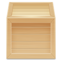 box, inventory, wood icon