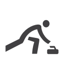curling, olympic svg vector icon