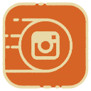 instagram, media, social svg vector icon