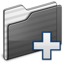 new,folder,black icon