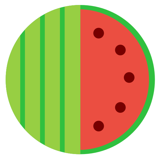 Watermelon svg vector icon