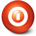 ball, cute, shutdown icon
