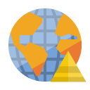 world,pyramid icon