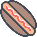 chili, food, hot dog, picnic, weiner svg vector icon