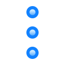 dots, functions, hidden, menu, more, vertical svg vector icon