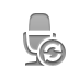 radio,microphone,refresh icon