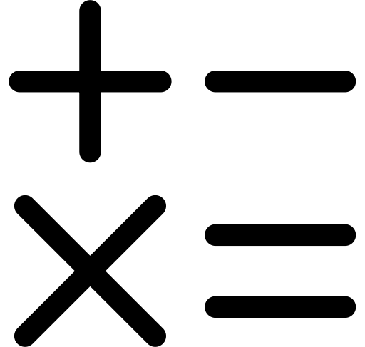Calculator svg vector icon