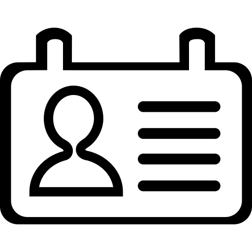 Personal Information svg vector icon