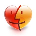 finder, heart icon