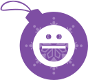 ball, christmas, messenger, yahoo svg vector icon