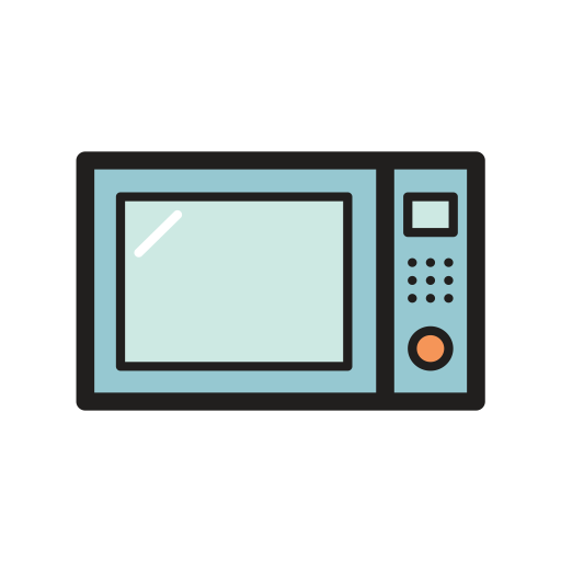 Microwave Oven svg vector icon