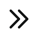 arrows, double arrow, doublechevronright, right arrows svg vector icon