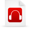 document, file, paper, red icon