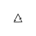 angler, recycle, tri icon
