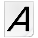 kcmfontinst icon