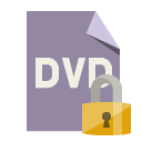 file,format,dvd,lock icon