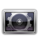 gear, steel icon