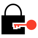 key, lock, protect, security svg vector icon