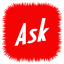 ask, media, social svg vector icon