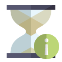 hourglass,info icon
