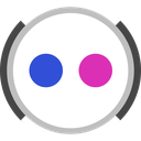 flickr, images, portfolio, social icon