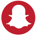 media, rs, snapchat, social svg vector icon