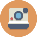 cameera, polaroid svg vector icon