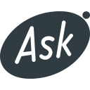 ask, brand, brands, logo, logos svg vector icon