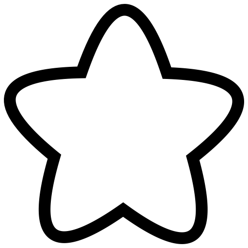 Stars Empty svg vector icon