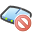 delete, modem icon
