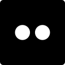 flickr, media, social, square svg vector icon