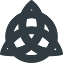 celtic, knot, trinity, triquetra svg vector icon