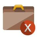 briefcase,cross icon