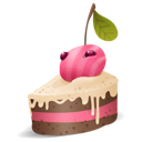 berry, cake, with icon