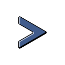 arrow, blue, forward, front, music, next svg vector icon
