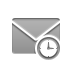 envelope,clock icon