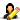 edit, female, user icon