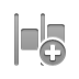 distribute,horizontal,left,add icon