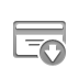 credit,card,down icon