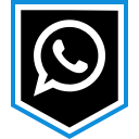 logo, media, social, whatsapp svg vector icon
