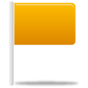 flag, yellow icon