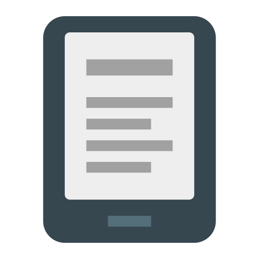 Kindle svg vector icon