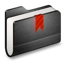 folder, library icon