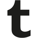 tumblr svg vector icon