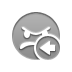 smiley,angry,left icon