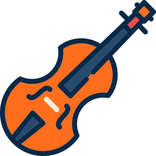 Violin svg vector icon